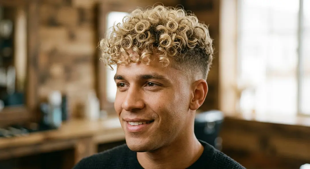 Curly fade